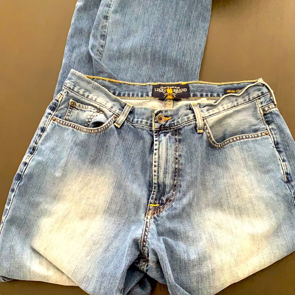 Lucky brand 34 x 34 the art of the blue jeans